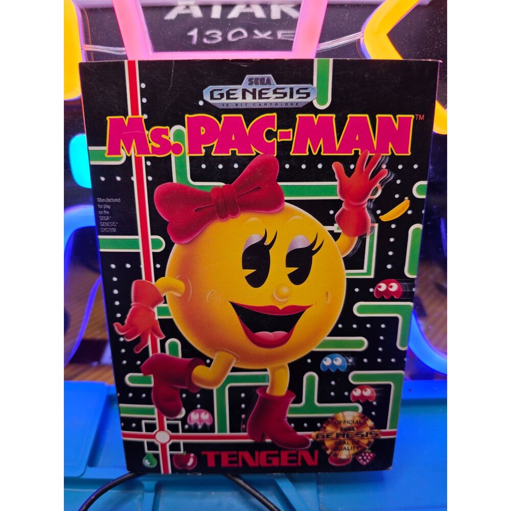 Ms. Pac-Man for Sega Genesis Tengen